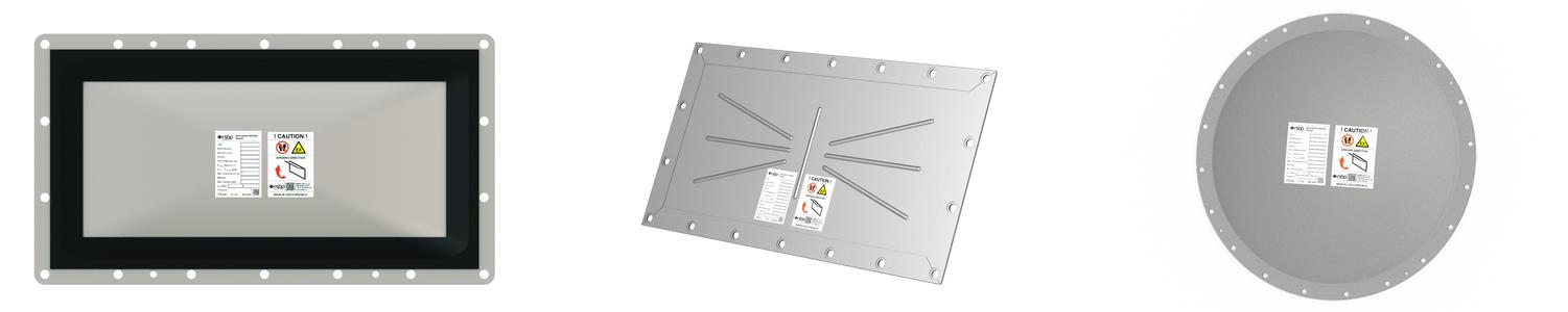 Painéis de ventilação de explosão